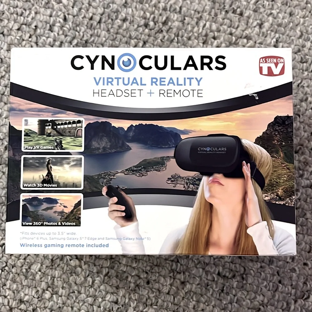 Cynoculars Virtual Reality Headset + Remote
